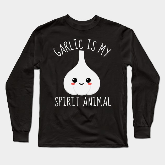 Garlic Whispers: My Spirited Clove Companion Long Sleeve T-Shirt by DesignArchitect